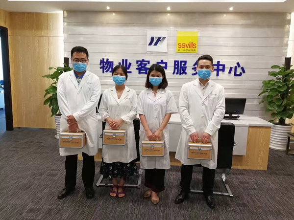 夏日炎炎，國康.康管家攜手怡化物業(yè)上門為企業(yè)送健康